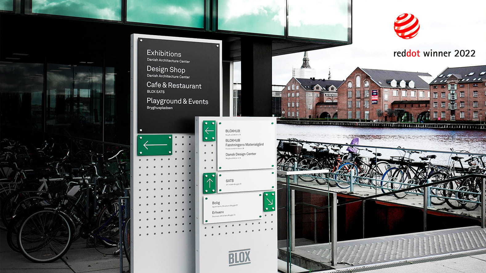 BLOX’ wayfinding vinder international designpris